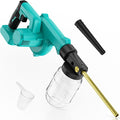 Dinftin Electric Diatomaceous Earth Duster Compatible for Makita 18V Battery(Battery Not Included), Garden Dust Applicator with 1L Capacity and 7.5" Nozzle, Versatile Leaf Blower & Powder Sprayer