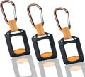 Melotough Zip Tie Holder, Reusable Zip Tie Organizer Band, Cable Tie Holder, Cable Tie Bracket for Multi-Purpose Indoor and Outdoor Use, Black, 3Pcs, ABS Plastic