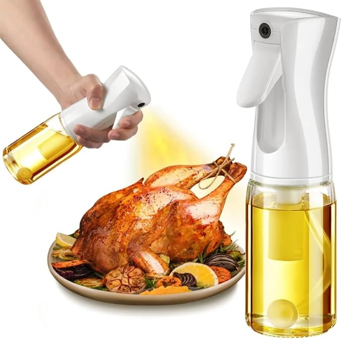 Empty Clear Glass Spray Bottles (white)