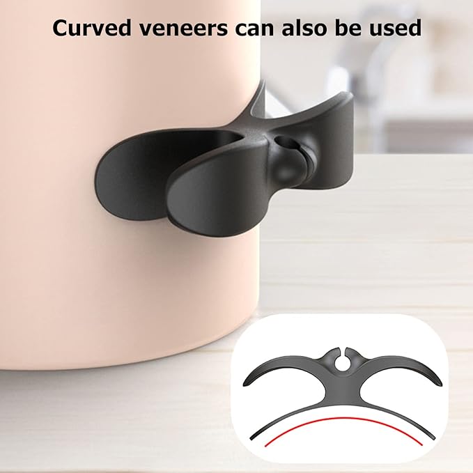 Nearockle Cord Organizer for Kitchen Appliances, Adhesive Cord Holder, Cord Winder for Storage Appliances Stick on Mixer, Blender, Coffee Maker, Pressure Cooker and Air Fryer (2 Pack)