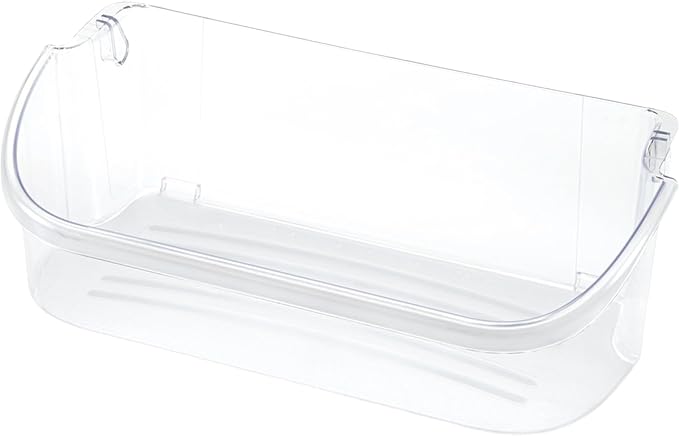 Smart Choice 240356402 Top Shelf Refrigerator Door Bin - Clear, Impact Resistant Freezer Replacement Compatible with Frigidaire 240356407 240356408, Fits Select Frigidaire & Kenmore Models