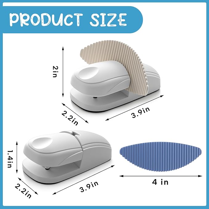 Faccito 6 Pcs Paper Holder Stand for Typing Non-Slip Mat Desktop Folder Document Holder with Anti-Slip Pads Portable Copy Stand Desktop Clamp for A4 Paper Office Reading (White,Blue,Red)