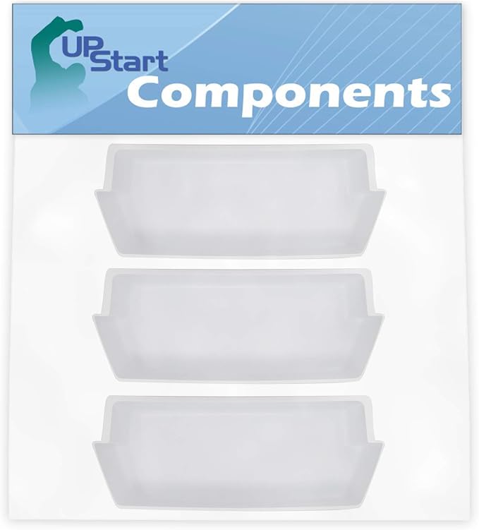 3x 2187172 Refrigerator Door Bin Replacement for Whirlpool ED5VHGXMB00 | Compatible with WP2187172 Refrigerator Deep Shelf