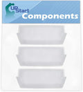 3x 2187172 Refrigerator Door Bin Replacement for Whirlpool ED5VHGXMB00 | Compatible with WP2187172 Refrigerator Deep Shelf