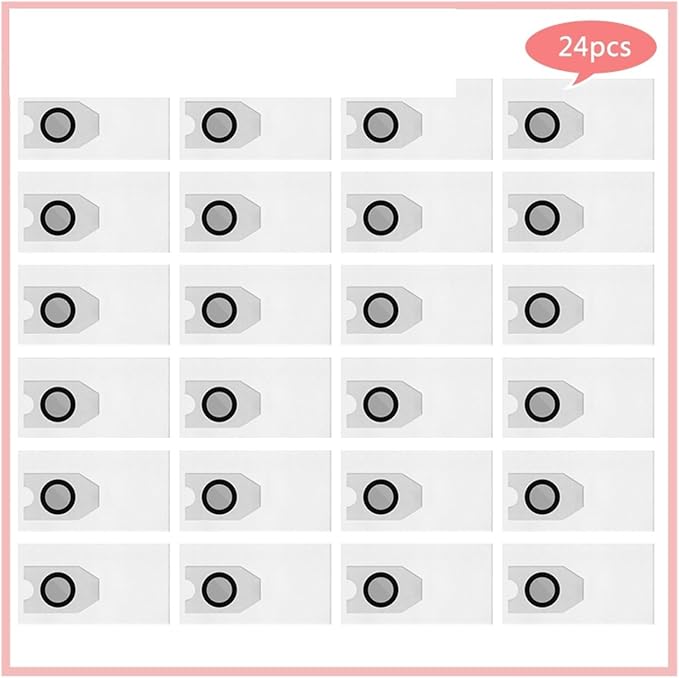 Compatible For Midea V10 V12 W11 ，Compatible For Eureka J12 Ultra Sweeping Machine Dust Bag Home Accesories Robot Vacuum Cleaner(24pcs)