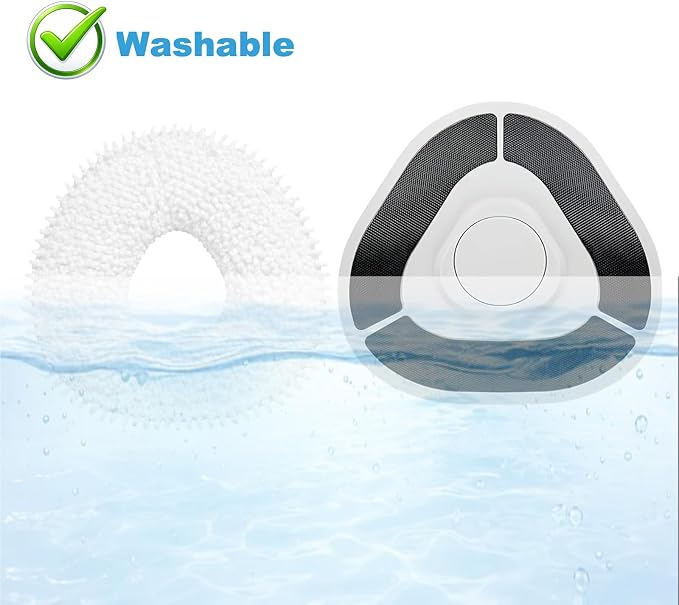 2 Mop pad Holders and 4 mop Pads,Replacement Accessories Compatible with Narwal Freo Z Ultra, Freo Z10, Freo X Ultra, Freo, Freo Pro (Freo X/Z/Z10/Pro)