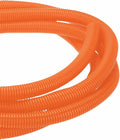 DMiotech 20ft Wire Loom Split Tubing 1 Inch(25.4mm) ID, Cord Protectors from Pet Flexible Conduit Cable Management for Office Home Garden, Orange