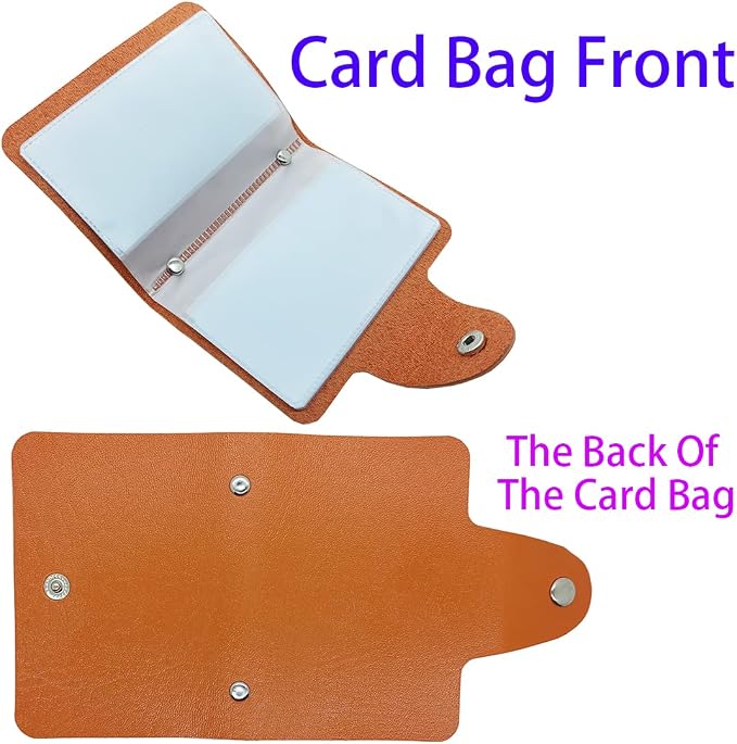 Gikfun 24 Slots Credit Card Holder – Soft ID Case with Clear Windows, Small Card Organizer Wallet for Gift Cards,Business Cards, and Travel Essentials (Pack of 5, Assorted Colors) EK8430