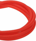 DMiotech 20ft Wire Loom Split Tubing 5/8 Inch(15.9mm) ID, Cord Protectors from Pet Flexible Conduit Cable Management for Office Home Garden, Red