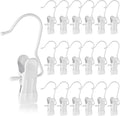 Hotop 36 Pieces Boot Hanger Clips for Closet, Laundry Hanging Hooks Heavy Duty Clips Boot Holder Portable Single Hooks Space Saving for Pants Jeans Clothes Hats Tall Towels (White)