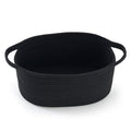 Happyiren Empty Gift Basket with Handle, Black Decorative Storage Container | Perfect for Graduation, Teacher Appreciation, Birthdays & Special Occasions, Cute boo basket for Gifts, Toys, or Essentials