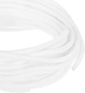 DMiotech 50ft Wire Loom Split Tubing 1/4 Inch(6.5 Mm) ID, Cord Protectors from Pet Flexible Conduit Cable Management for Office, Home, Garden, White