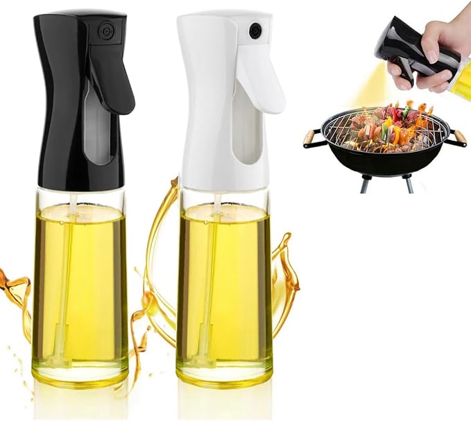 Empty Clear Glass Spray Bottles (white)