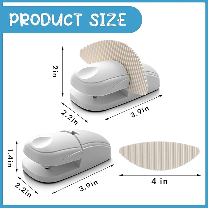 Faccito 1 Pcs Paper Holder Stand for Typing Non-Slip Mat Desktop Folder Document Holder with Anti-Slip Pads Portable Copy Stand Desktop Clamp for A4 Paper Office Reading (White)