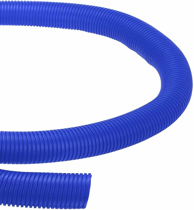 DMiotech 6.6ft Wire Loom Split Tubing 2 Inch(50.8mm) ID, Cord Protectors from Pet Flexible Conduit Cable Management for Office Home Garden, Blue