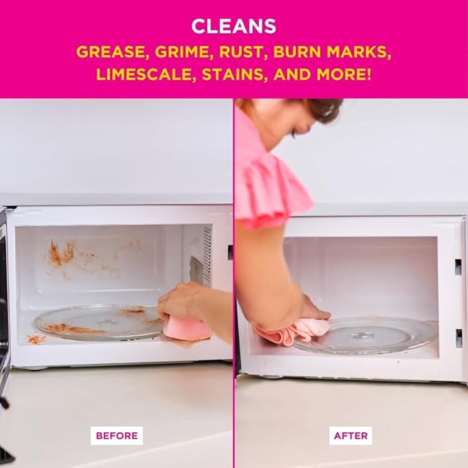Stardrops The Pink Stuff Miracle Cream Cleaner – Multi-Purpose Liquid Cleaner for Kitchens, Bathrooms & More – Removes Grease, Grime & Limescale – Tough on Stains, Gentle on Surfaces – 500ml