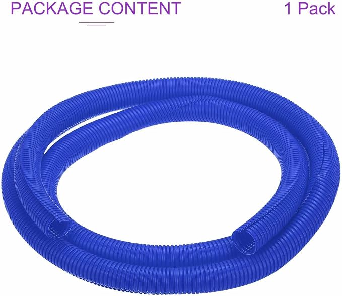DMiotech 50ft Wire Loom Split Tubing 1 1/4 Inch(31.8mm) ID, Cord Protectors from Pet Flexible Conduit Cable Management for Office Home Garden, Blue