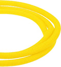 DMiotech 100ft Wire Loom Split Tubing 1/2 Inch(12.7mm) ID, Cord Protectors from Pet Flexible Conduit Cable Management for Office Home Garden, Yellow