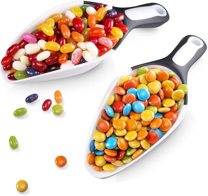 Rockland Guard Large Scooper for Dry Goods - Ice Scoop for Ice Machine Flour & Coffee Scoop - Dishwasher-Friendly 1 Cup Measuring Scoop for Pet Dog & Cat Food, Kitchen & Pantry Ingredients - [2-Pack]
