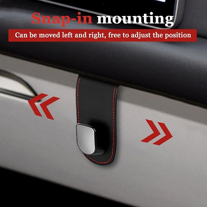 wuyaoyao Car Co-Pilot Glovebox Hooks, Automotive Co-Pilot Glove Box Hanging Storage Hook, Vehicle Purse Hanger Organizer for Handbag Grocery Bag Umbrella, Universal Car Accessories (Single Hook)
