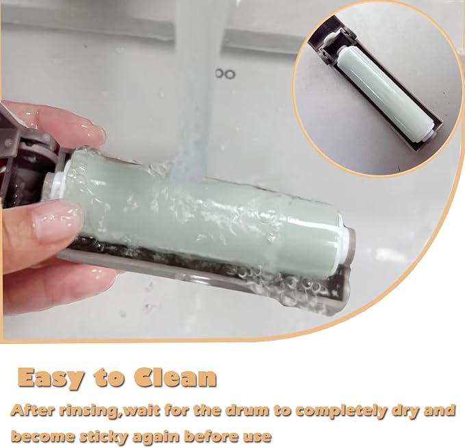 Mini Reusable Lint Roller 6 Pack, Washable Sticky Gel Lint Remover, Grey | Portable & Easy Carry, Foldable Design, Washable Sticky Gel, For Clothes & Luggage, Travel Ready