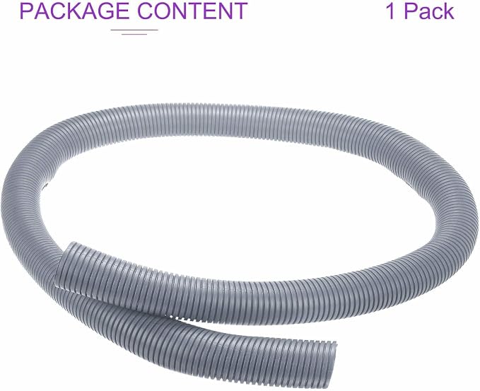 DMiotech 6.6ft Wire Loom Split Tubing 2 Inch(50.8mm) ID, Cord Protectors from Pet Flexible Conduit Cable Management for Office Home Garden, Gray