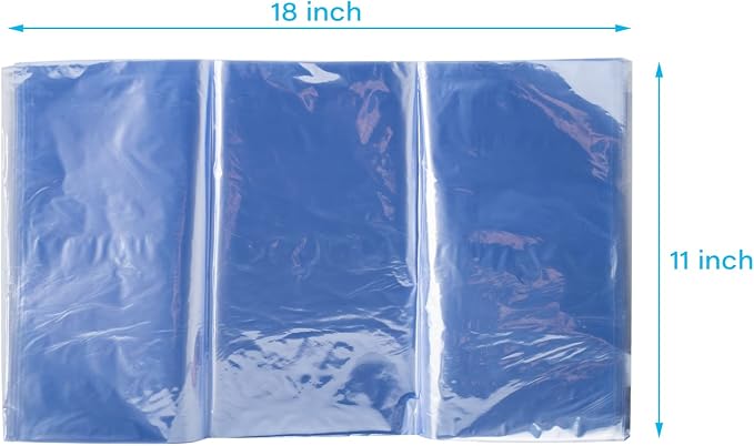 Shoe Shrink Wrap Bags, 100 Pcs 11x 18 Inch Sneaker Heat Shrink Wrap Bags | For Men Women Shoe Organizer for Shoe Protection Avoid Sole Yellowing and Keep Dust Away