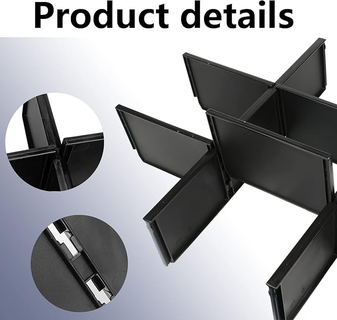 48-22-8473 Packout Dividers For Milwau-kee | Packout 3 Drawer Dividers Tool Box (Black)