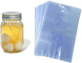 Shrink Wrap Bags, 100 Pcs 7x10 Inch Clear PVC Heat Seal Bag Film for Packaging Books, Soap Sleeve Packaging, Jars, Gifts, DVD/CD Film, Photo Frames, Candles, Bottles, and Homemade DIY Projects