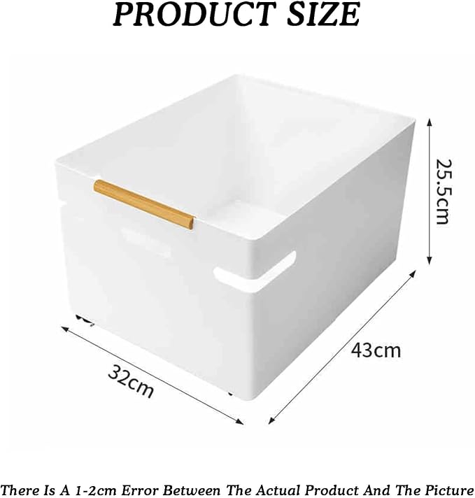 Pull Out Storage Basket,bedroom Closet Storage Racks,2-tier Stackable Storage Bins,20kg Weight Capacity,for Kitchen Bathroom Cabinets(Black,43x32x25.5cm)