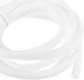 DMiotech 10ft Wire Loom Split Tubing 1/2 Inch(12.7 Mm) ID, Cord Protectors from Pet Flexible Conduit Cable Management for Office, Home, Garden, White