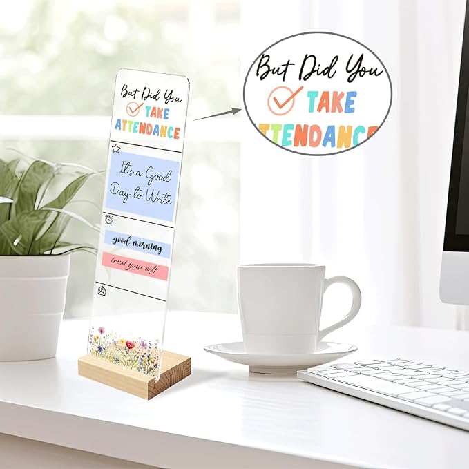 Monitor Memo Board Portable Sticky Note Holder with 200 Sheets Sticky Notes
