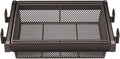 Expandable Cabinet Pull Out Basket,Aluminum Alloy Stackable Storage Bins,Height 6.69In Stackable Shelf Baskets Organizer,for Office Bathroom Bedroom,Brown-79.92-33.85in