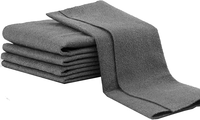 Magic Cleaning Cloth,Thickened Magic Cleaning Cloth,Reusable Microfiber Lint-Free Cloths for Kitchen, Windows, Glass, Mirror, Car, Gray (11.8×11.8 in,5)