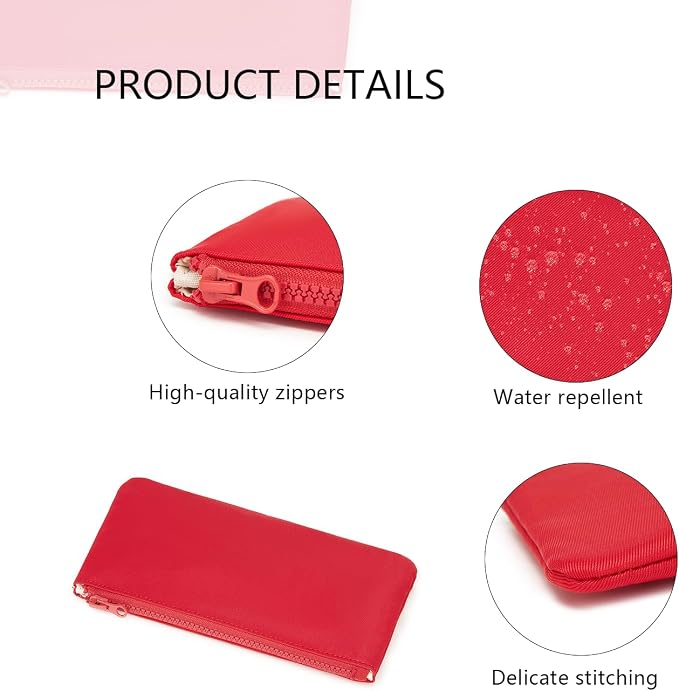 Minimalist School Work Organizer Bag for Traveling Portable Letter Writing Stationery Pouch Oxford Cloth