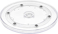 6" Acrylic Clear Small Lazy Susan Turntable | Steel Ball Bearing for 360-Degree Rotation,Durable Plastic Turntable for Tables Top,Cabinets,Spice Racks