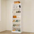 Modular Closet Systems with Adjustable Shelves and Expandable Side Rod, DIY Custom Closet Organizer System for Walk In Closets, Walkin Closet System Tower Unit