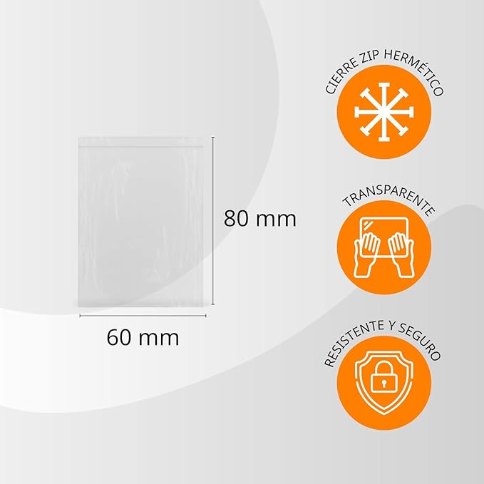 Clear Hermetically Sealed Plastic Bags Ideal for Freezing Food Storage Document Reusable and Preservation Bags - Ofituria