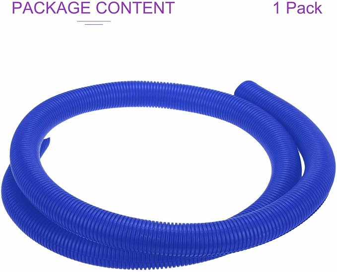 DMiotech 6.6ft Wire Loom Split Tubing 1 1/2 Inch(38.1mm) ID, Cord Protectors from Pet Flexible Conduit Cable Management for Office Home Garden, Blue
