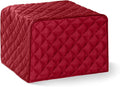 Covermates Keepsakes Rectangular Appliance Cover – Quilted Kitchen Appliance Cover for Countertop Storage – Dust Protection – Stain Resistant – Washable – Slip-On Appliance Design, Red