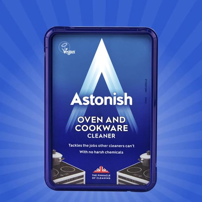 Astonish Oven & Cookware Cleaning Paste For Glass, Appliances, Ceramics, Stovetop & Pyrex - All Purpose Kitchen Cleaner - Stainless Steel Degreaser Removes Baked On Grease & Grime, 150g Tub (3 Pack)