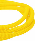 DMiotech 20ft Wire Loom Split Tubing 1 Inch(25.4mm) ID, Cord Protectors from Pet Flexible Conduit Cable Management for Office Home Garden, Yellow