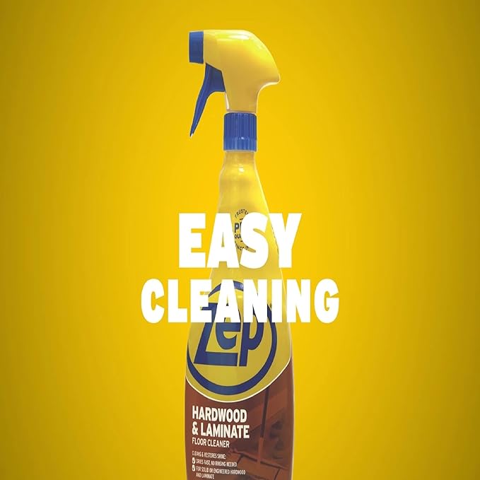 Zep ZUHLF32 Hardwood and Laminate Floor Cleaner 32 ounces (Pack of 4)