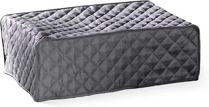 Covermates Keepsakes Rectangular Appliance Cover – Quilted Kitchen Appliance Cover for Countertop Storage – Dust Protection – Stain Resistant – Washable – Slip-On Appliance Design, Slate