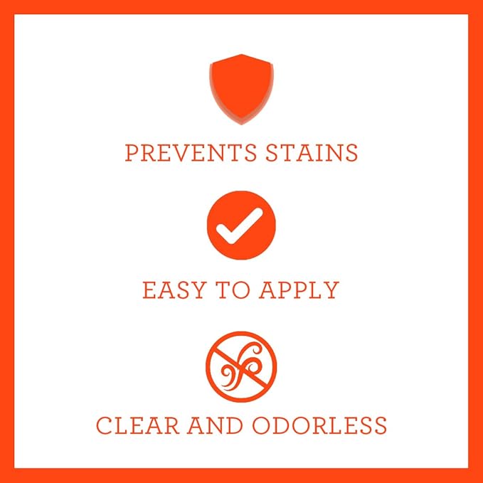 TriNova Non-Aerosol Stain Guard - Made in USA, Fabric Protection Spray for Upholstery, Carpet, Rugs and More to Protect from Liquid Stains (Gallon Refill)