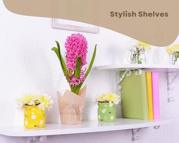 B&B HARDWARE Cabinet Shelves - Melamine 1/2'' Thick - Custom Organize Space with Stylish Cabinet Melamine Shelves - Perfect Solution for Home & Office - Cut to Size (5" Depth x 33 Inches Length)