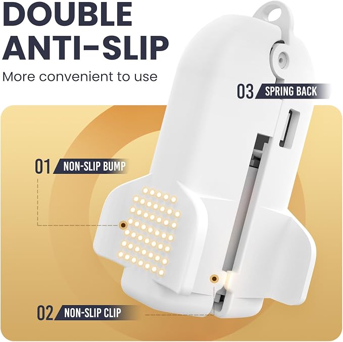 TAILI Plastic Heavy Rolling Slide Clip Seal Grip Air Tight Accessories for Vacuum Storage Space Saver Bags