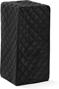 Covermates Keepsakes Square Appliance Cover – Quilted Kitchen Appliance Cover for Countertop Storage – Dust Protection – Stain Resistant – Washable – Slip-On Appliance Design, Black