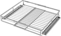 Pull Out Drawer Basket,Sliding Closet Drawer Organiser Shelves,Stackable Storage Bins,Load-bearing 10kg,for Kitchen Pantry Bathroom Cabinets(Cabinet width 41-66cm)