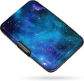 Credit Card Holder Galaxy Sky Aluminum Card Case Wallet | For Women Men, Mini, Slim Design, RFID Blocking, Metal Business ID Case